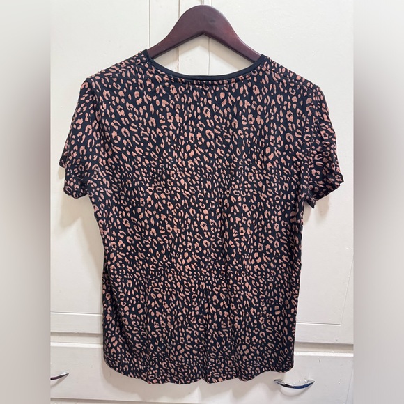 Zara Leopard Print T-Shirt - Picture 2 of 3